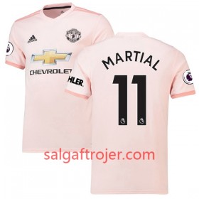Manchester United Fodboldtrøjer Anthony Martial 11 Udebanesæt 2018/19 Kort ærmer